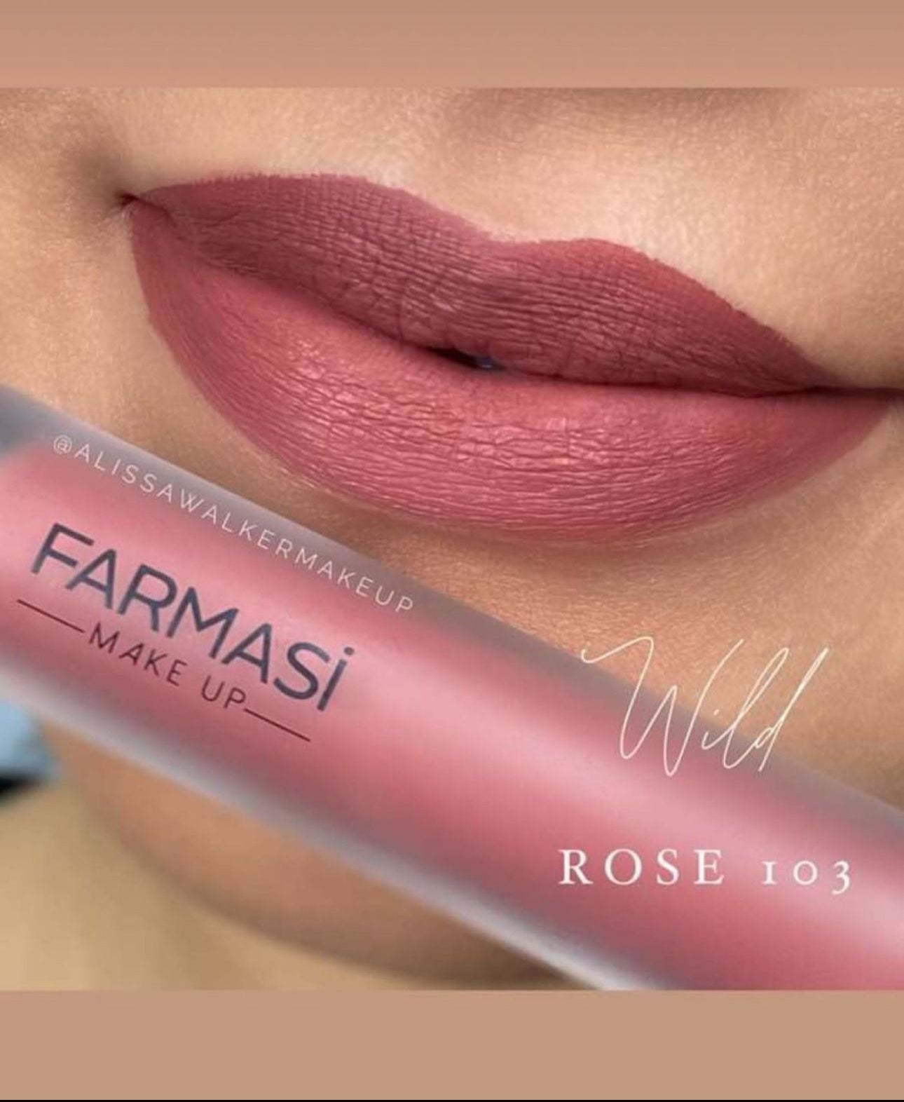 Farmasi Matter Liquit Lipstick Wild Rose